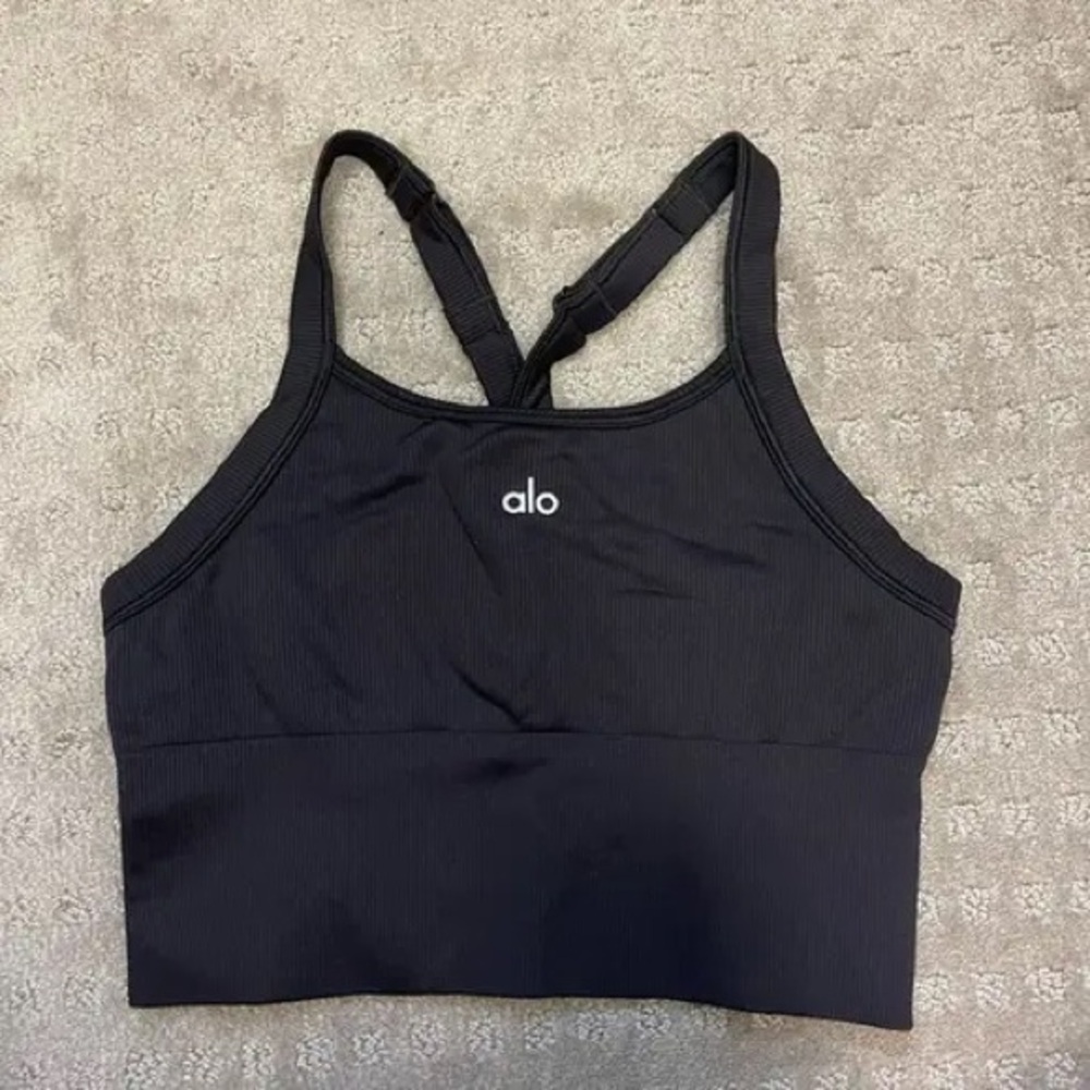 ALO Yoga Black Tank Top